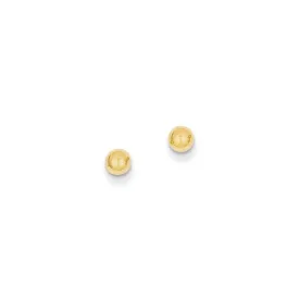 14k Polished 4mm Ball Post Earrings