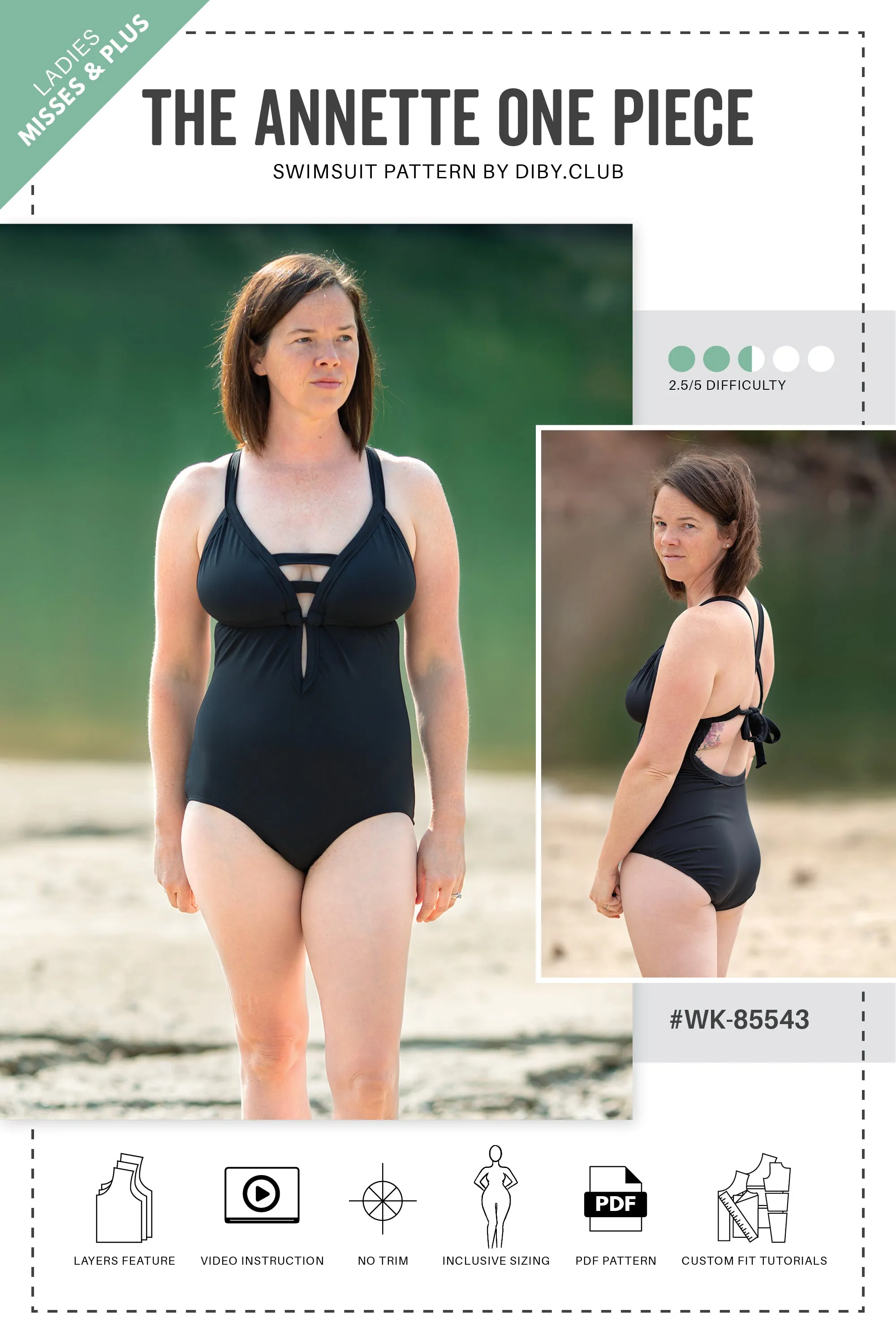 Annette One Piece Swimsuit