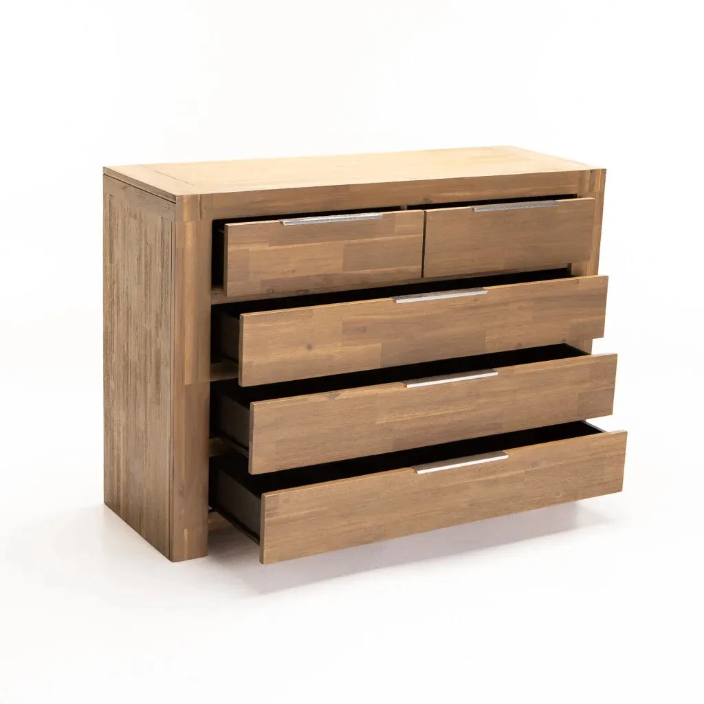 ARCTIC 5 DRAWER DRESSER