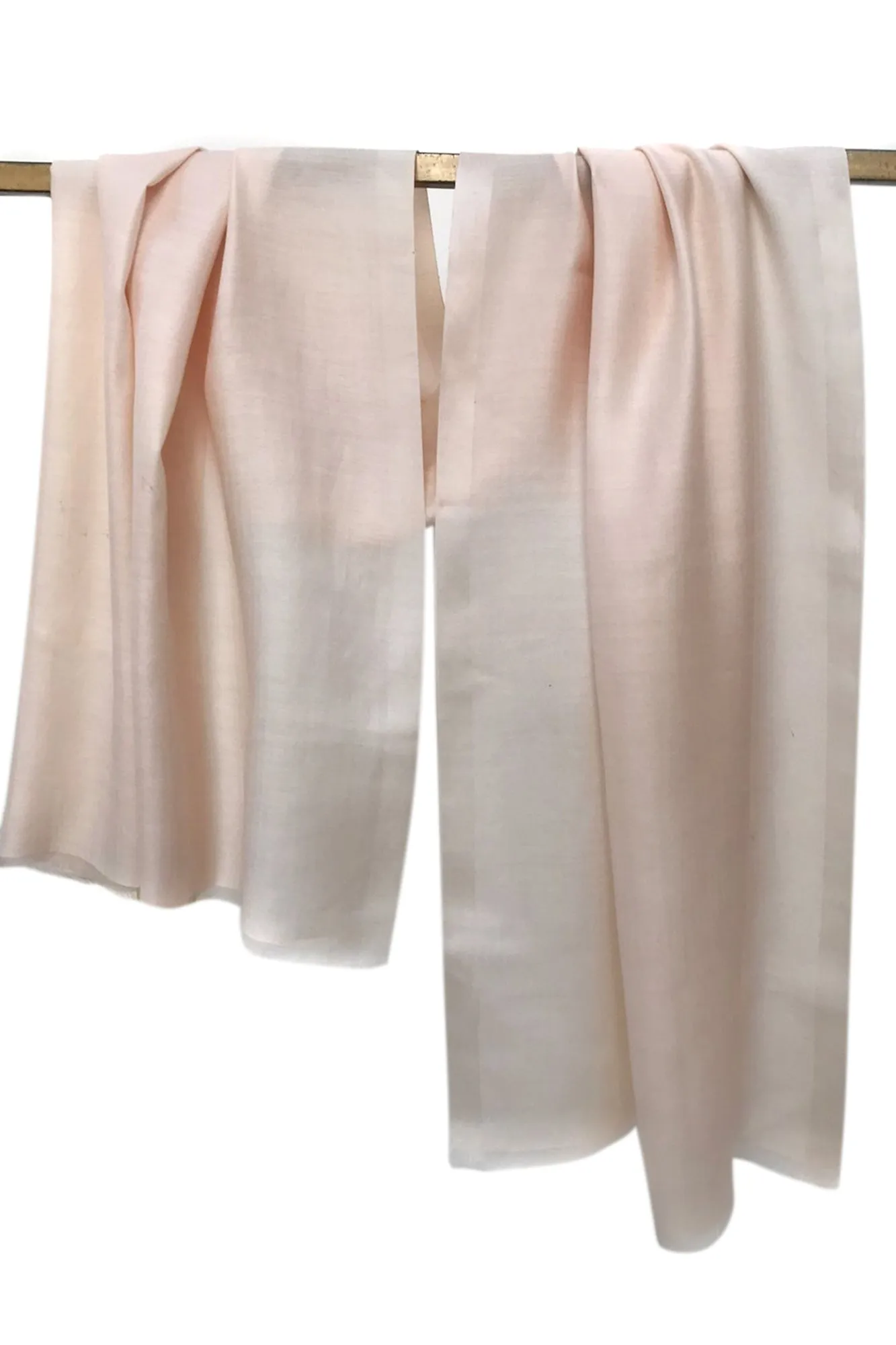 Blush Silk Wool Scarf