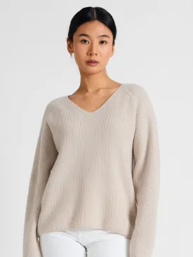 Cashmere sweater "Maya" - cream