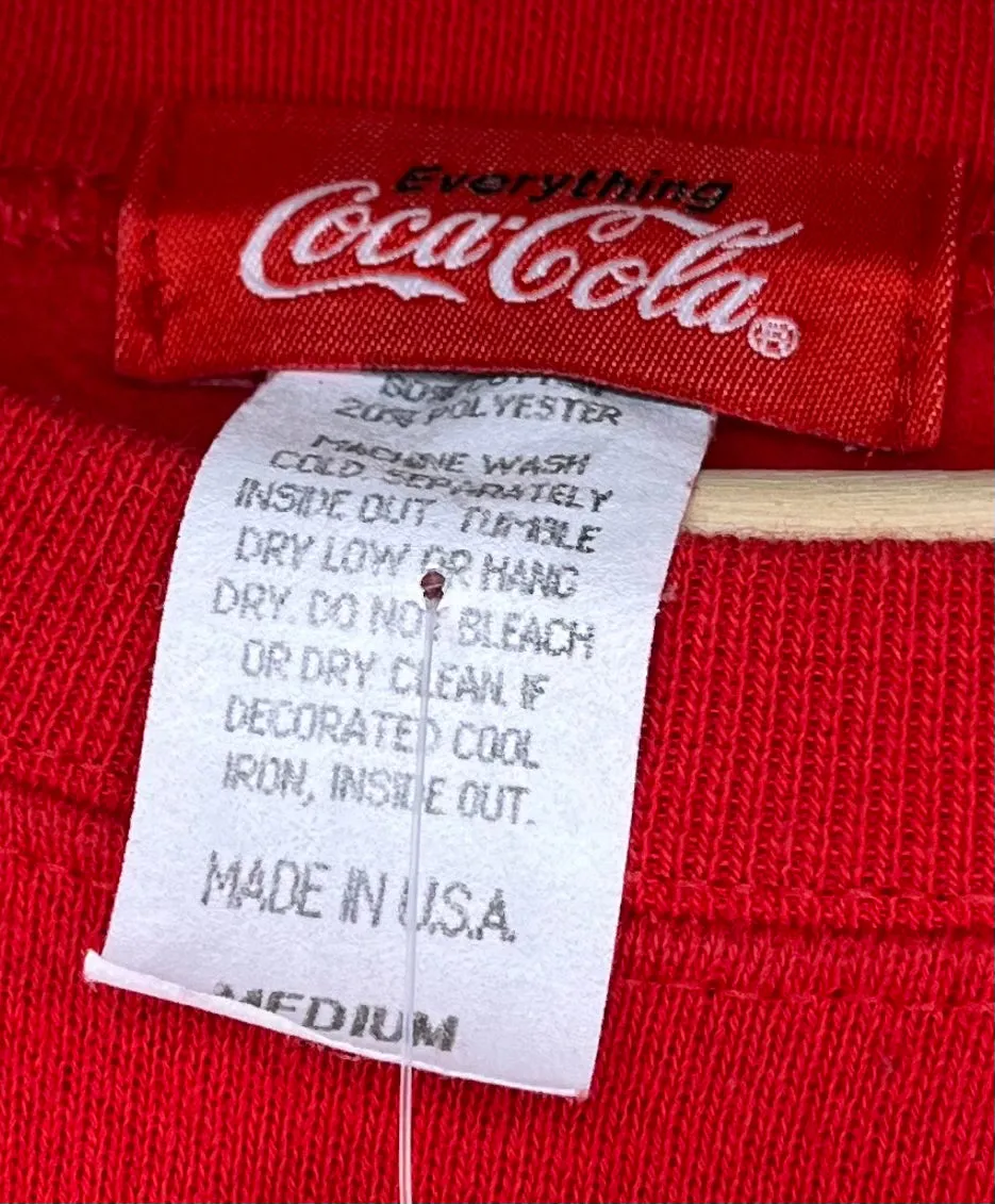 Coca-Cola Atlanta Embroidered Crewneck: M