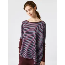 Domenica Jumper - Burgundy/Pink Stripe