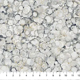 Fabric BUBBLE TEXTURE Light Gray DM26834-95 from MIDAS TOUCH Collection by Deborah Edwards and Melanie Samra for Northcott