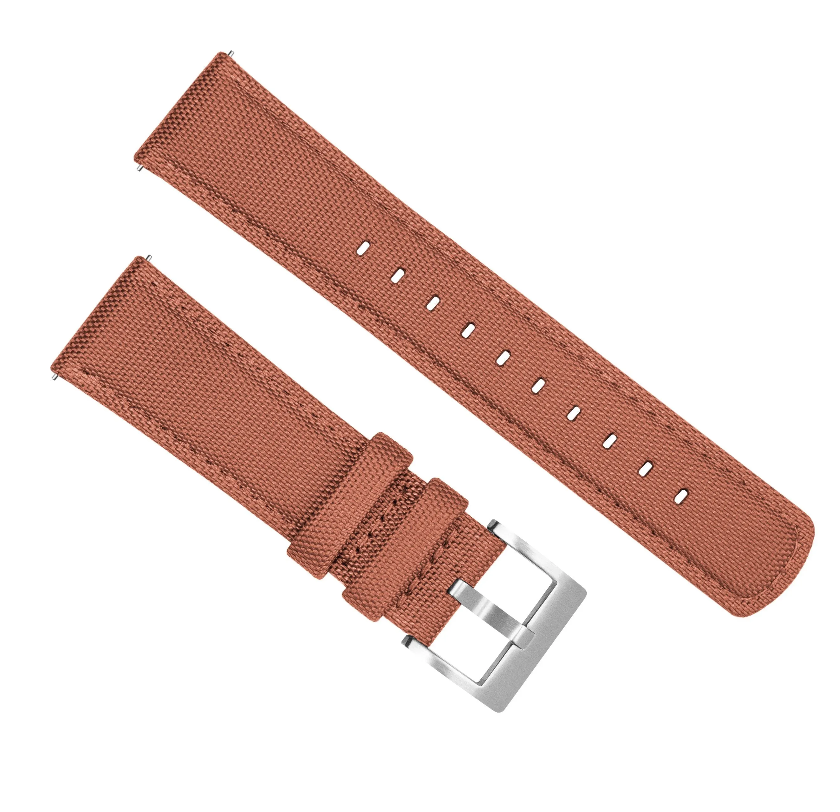 Fossil Q Sailcloth Quick Release Copper Orange Watch Band