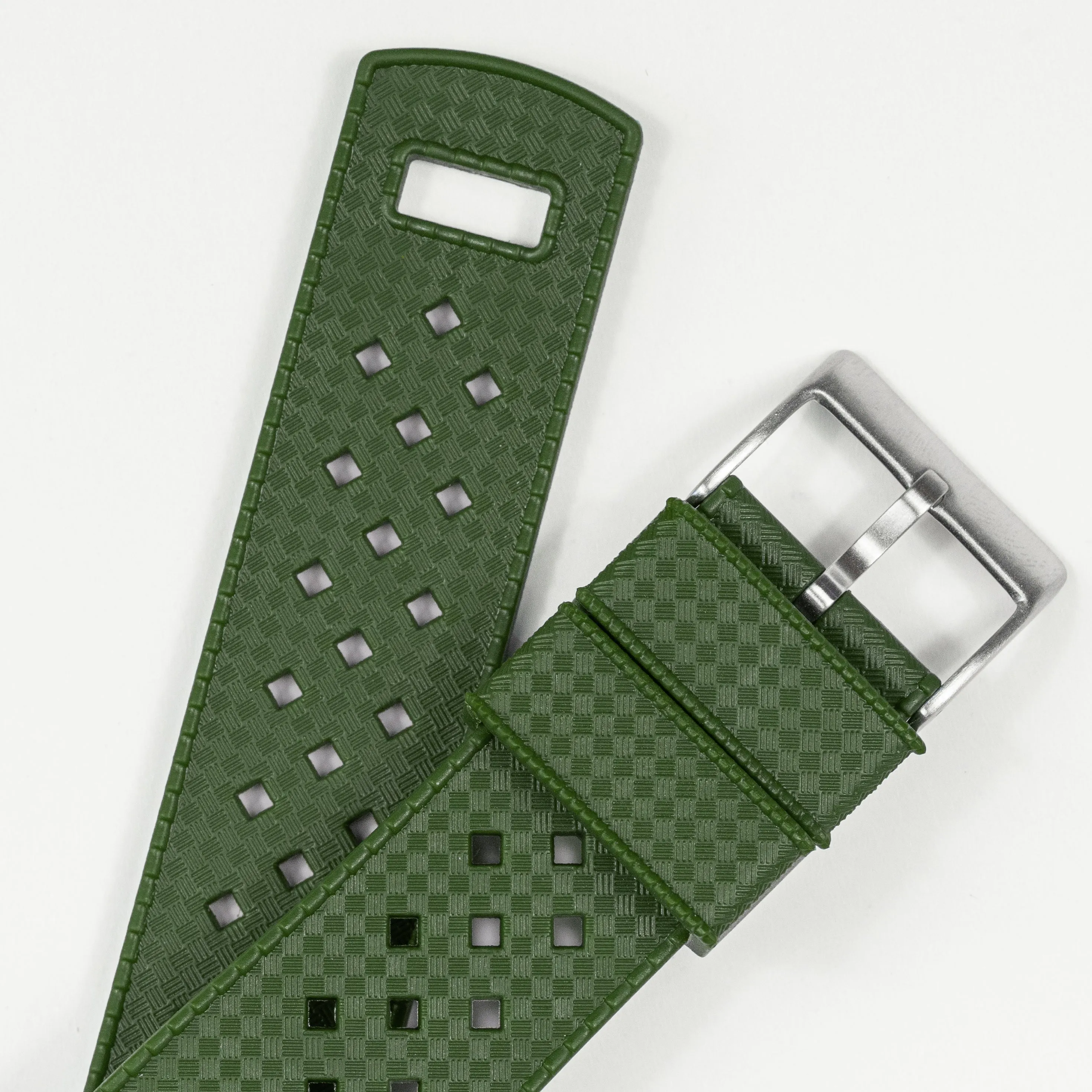 Gear S3 Classic Frontier Tropical Style Army Green Watch Band