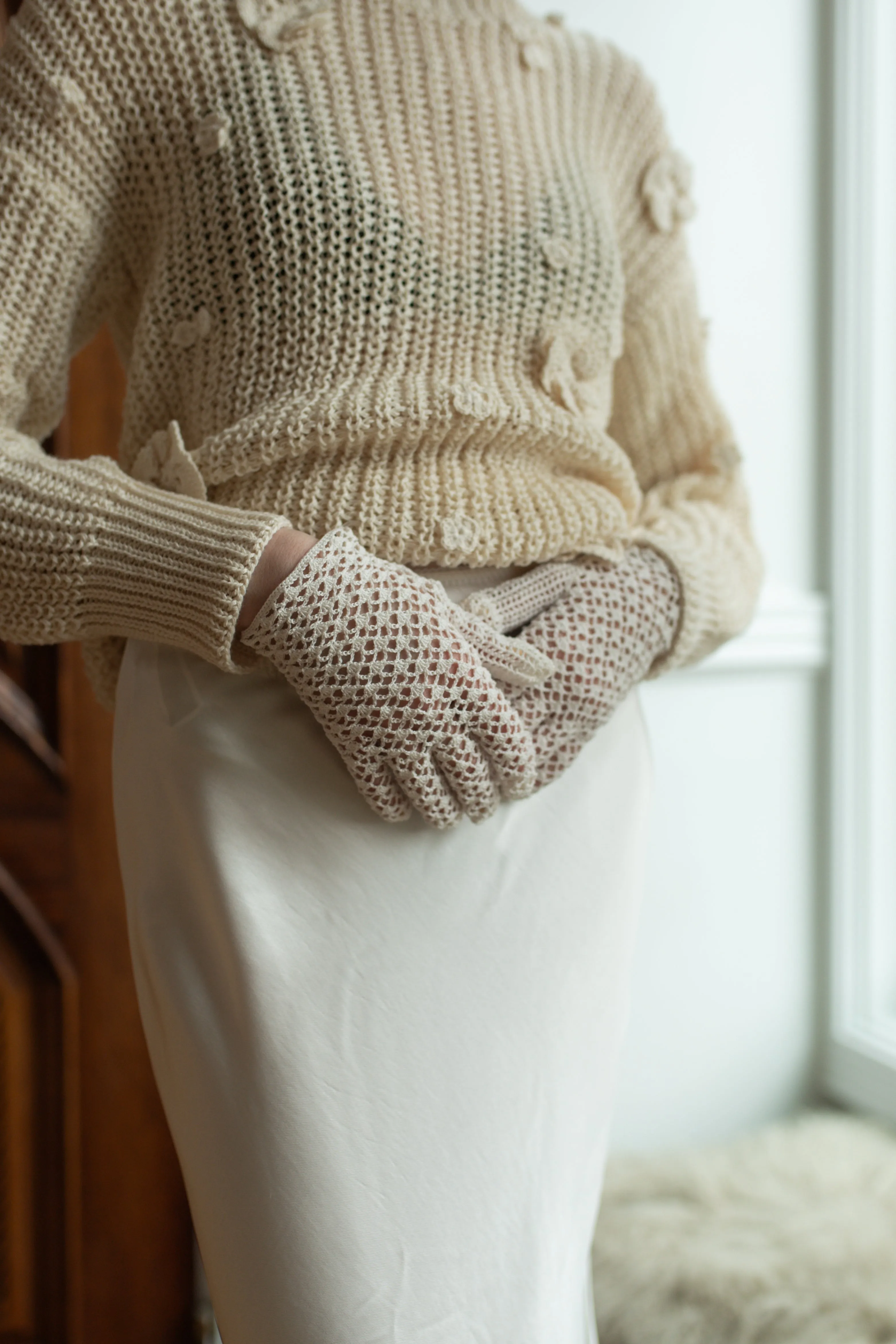 Gladys Crocheted Gloves