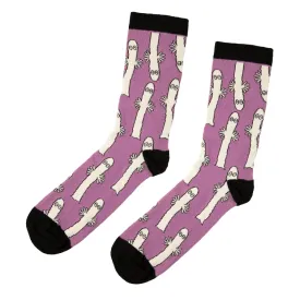 Hattifatteners Socks Lilac/Black