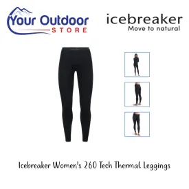 Icebreaker Womens Merino 260 Tech Leggings