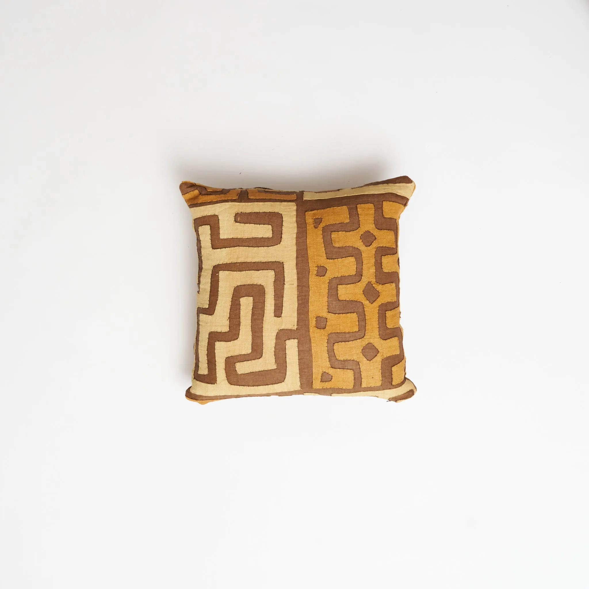 Kuba Throw Pillow -  Burnt Orange/Brown