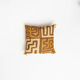 Kuba Throw Pillow -  Burnt Orange/Brown