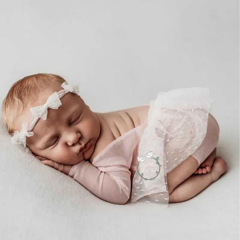 Lace Romper For Baby Photo Prop, Newborn Photo Prop Outfit