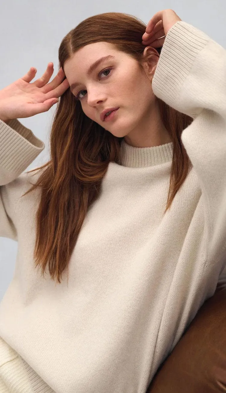 Merino Cashmere Cozy Crewneck