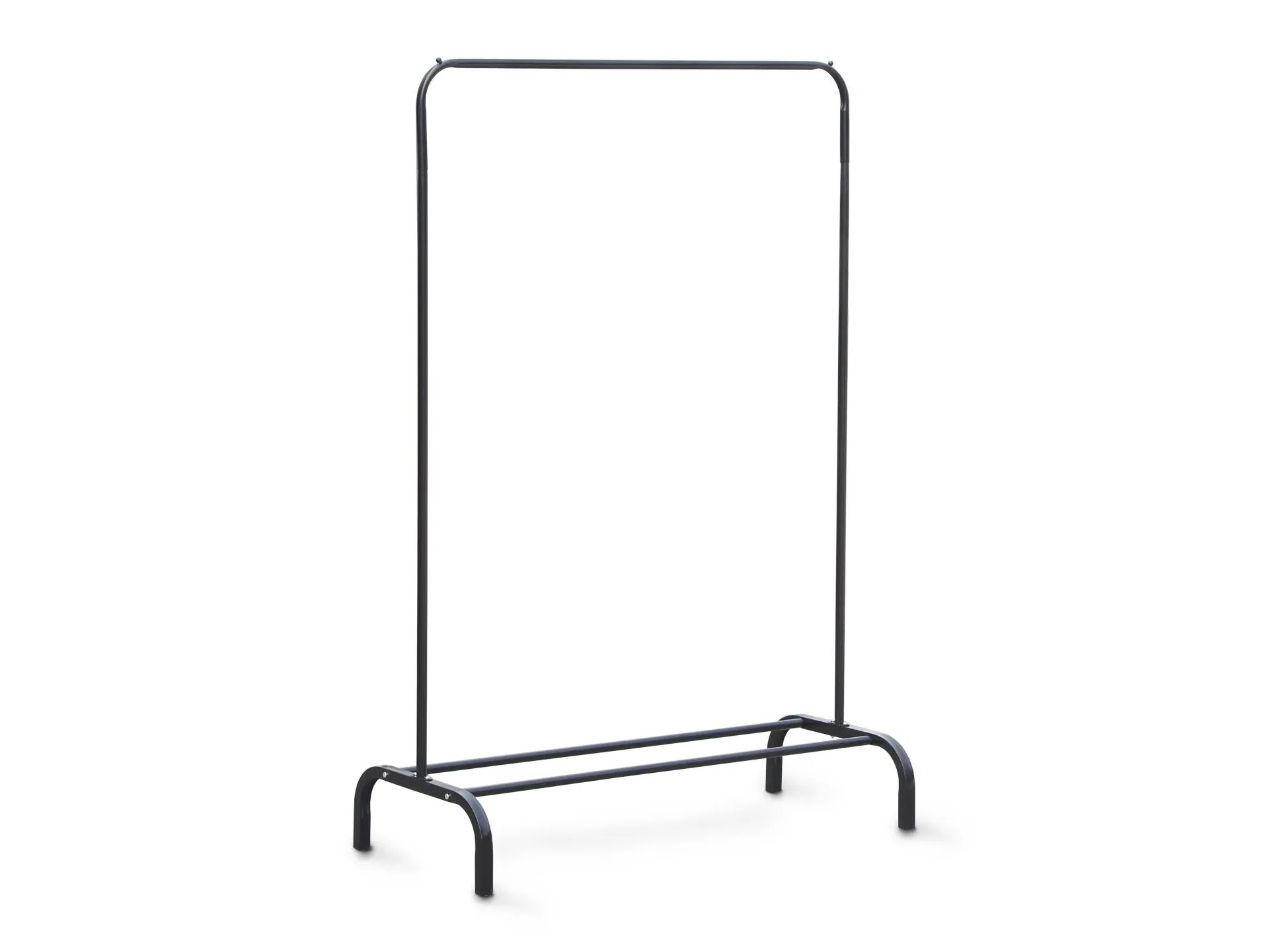 Metal Clothes Rack Hanger 104x152cm - Black