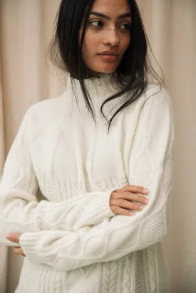 Morina Lambswool Jumper in Ecru