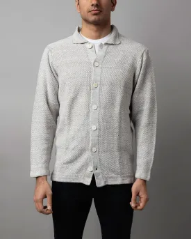 Moss Stitch Shirt Jacket