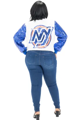 New York Hockey Sequin Jacket