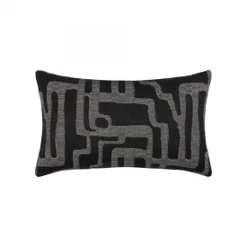 NOBLE CHARCOAL LUMBAR PILLOW