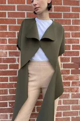 Open Front Jacket in Olive (Sold Out)