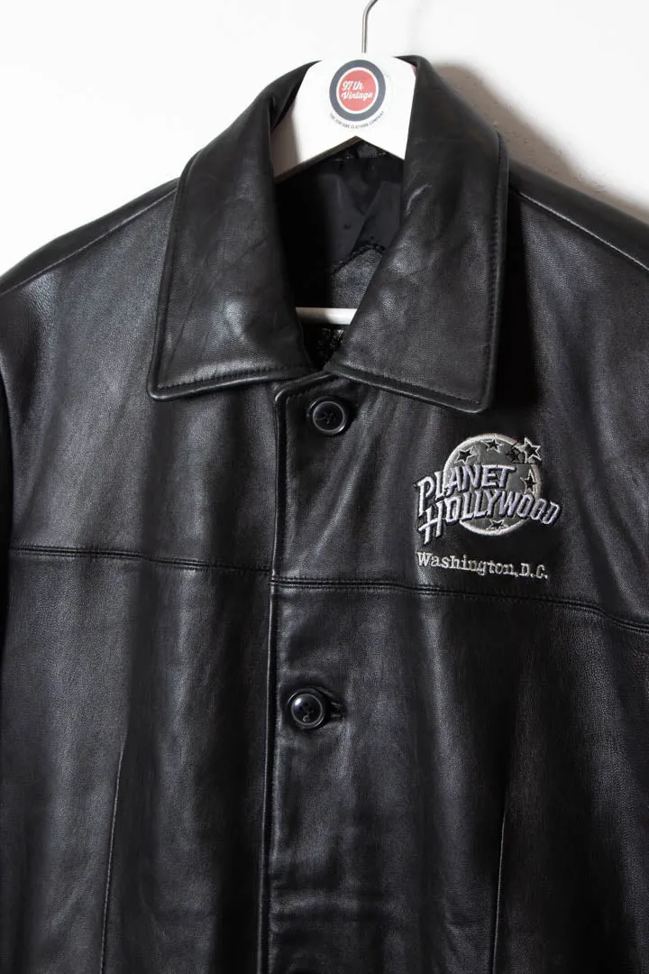 Planet Hollywood Washington DC Leather Jacket (S)