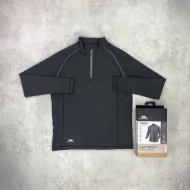 Trespass Del Half Zip Storm Grey