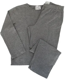 Women's grey pants & long sleeve t-shirt set