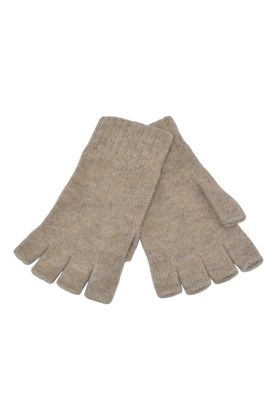 Womens Scottish Cashmere Fingerless Gloves