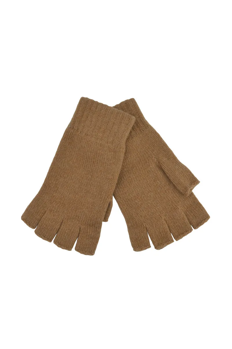 Womens Scottish Cashmere Fingerless Gloves