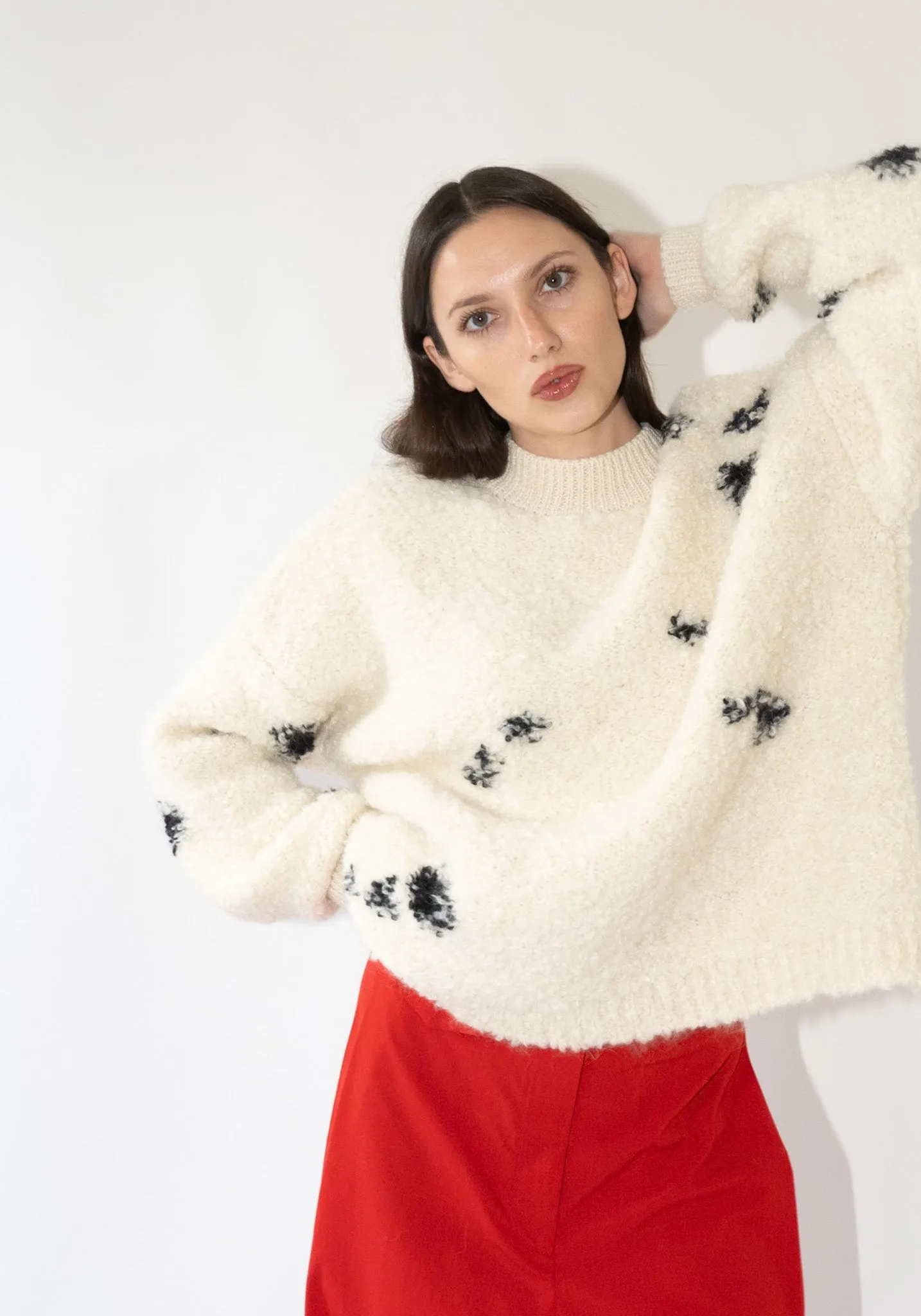 Wool & Mohair Blotch Sweater