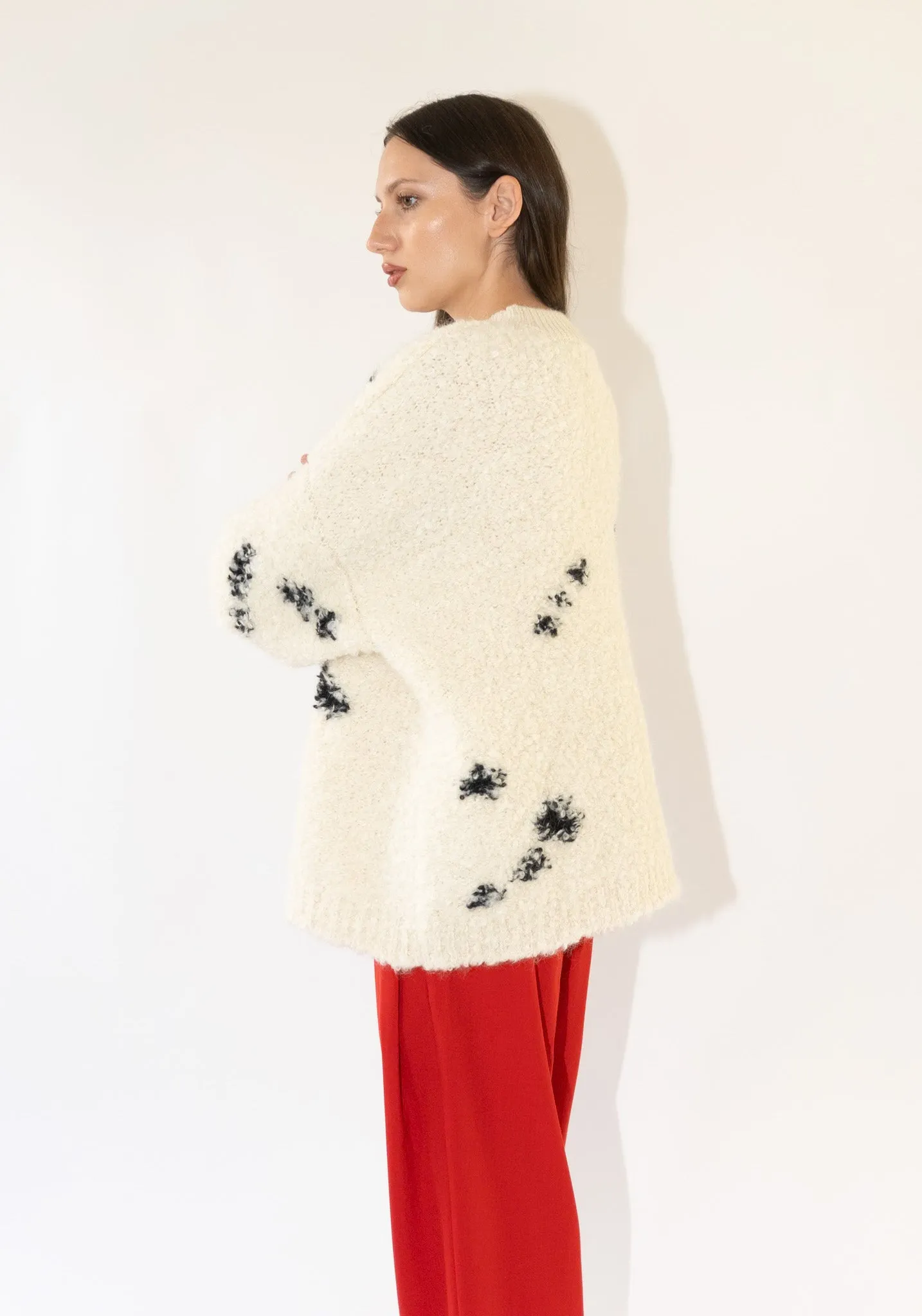 Wool & Mohair Blotch Sweater