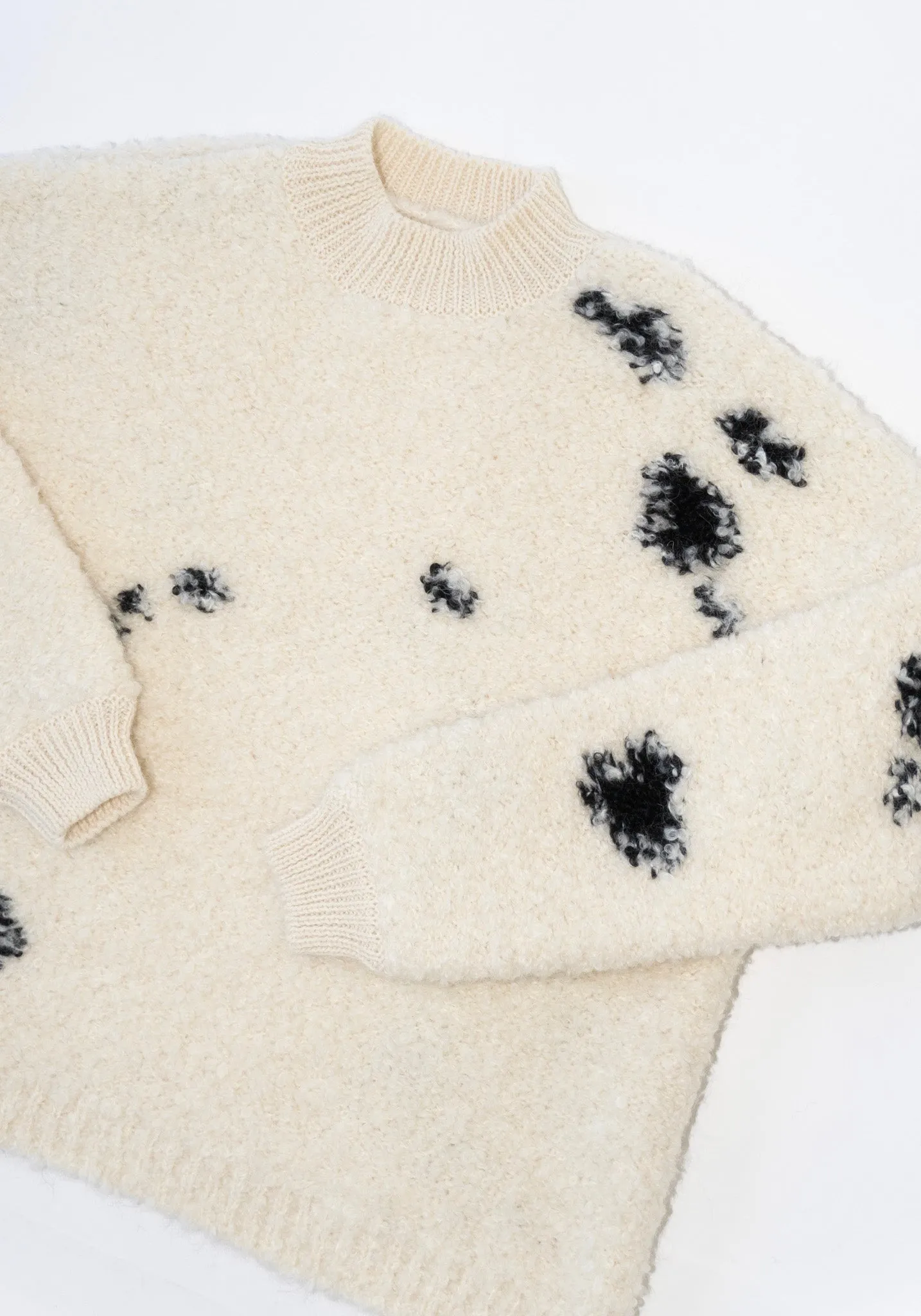 Wool & Mohair Blotch Sweater