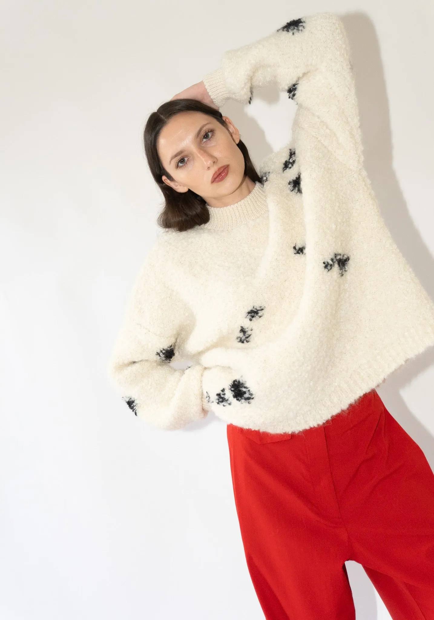 Wool & Mohair Blotch Sweater