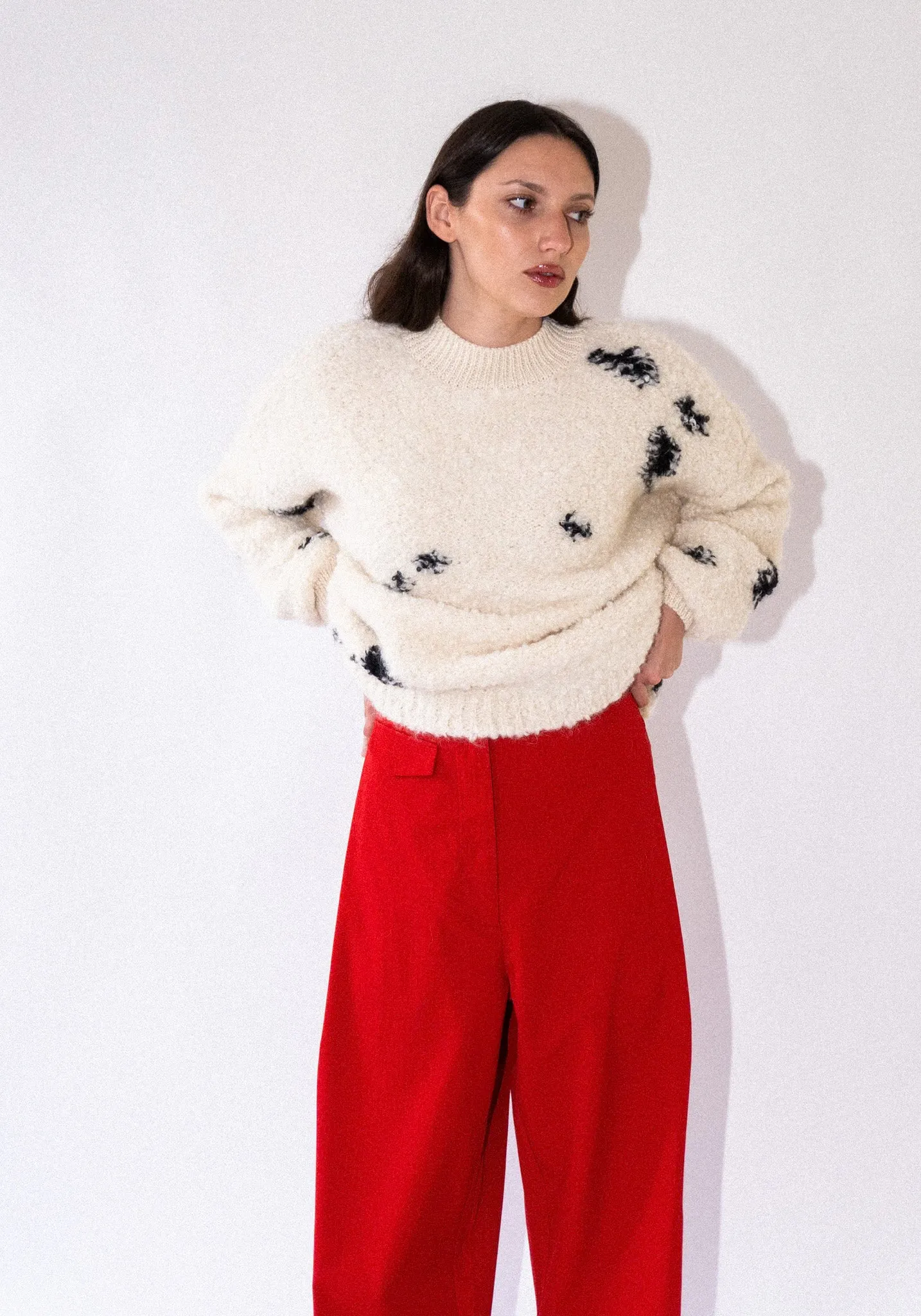 Wool & Mohair Blotch Sweater