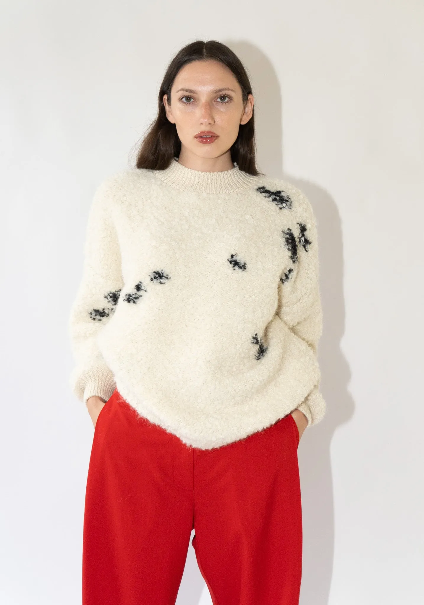 Wool & Mohair Blotch Sweater